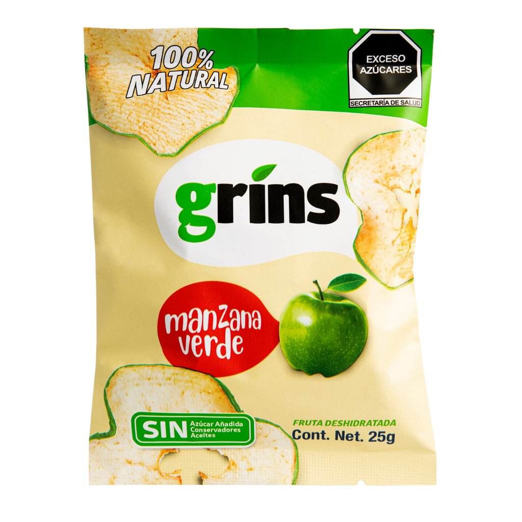 Grins Manzana Verde Deshidratada