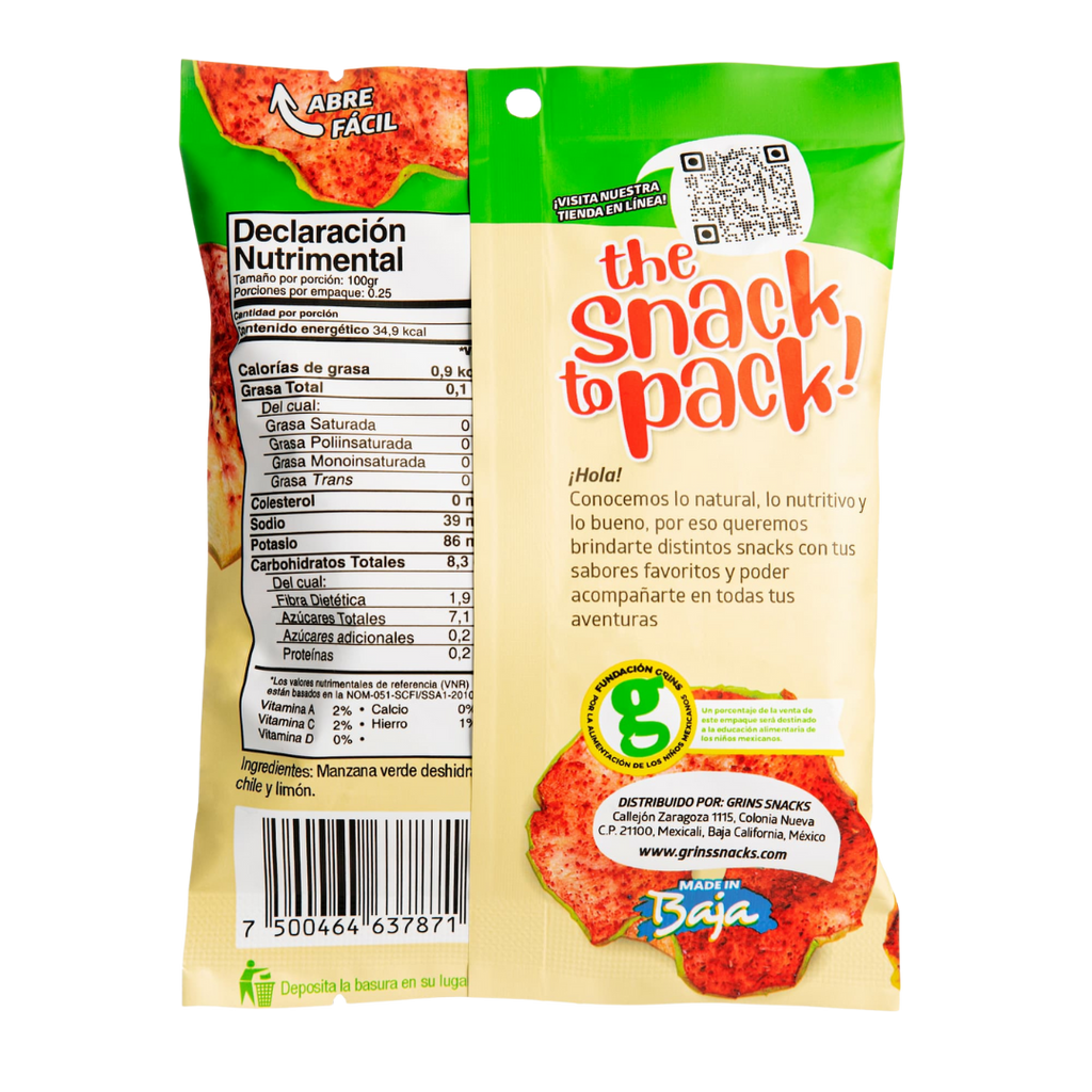 Grins Manzana Verde con Chilimón