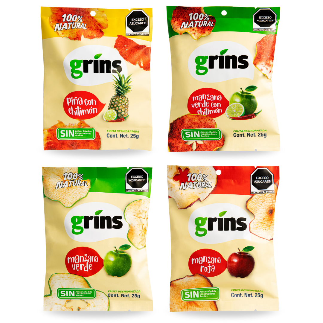 MIX GRINS — Pack de 4 Sabores