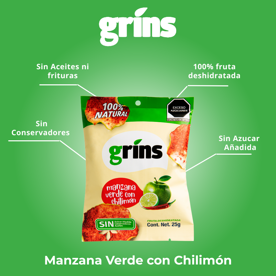 Grins Manzana Verde con Chilimón